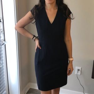 NEVER WORN. Tag still on. Navy Dress